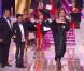Gad Elmaleh et Jamel Debbouze lors de l'élection de Miss France 2013 le samedi 8 décembre 2012 sur TF1 en direct de Limoges