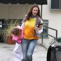Jennifer Garner : Souriante avec sa fille Seraphina très excitée