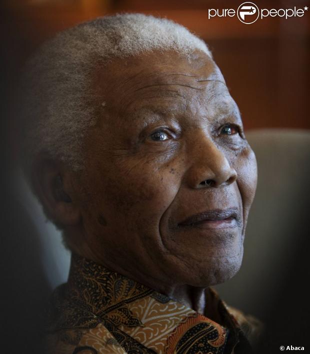 Nelson Mandela à Johannesburg, le 11 juillet 2009.