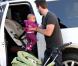 Katherine Heigl a fait du shopping avec son mari Josh Kelley et sa fille Adalaide à Los Feliz, Los Angeles, le 24 novembre 2012.
