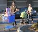 Katherine Heigl a fait du shopping avec son mari Josh Kelley et sa fille Adalaide à Los Feliz, Los Angeles, le 24 novembre 2012.