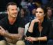 David et Victoria Beckham au Staples Center lors du match Los Angeles Lakers - Denver Nuggets. Los Angeles, le 1er mai 2012.