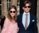 Olivia Palermo et son chéri Johannes Huebllors du défilé haute couture Valentino automne-hiver 2012-2013 à l'hôtel Salomon de Rothschild. Paris, le 4 juillet 2012.