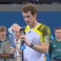 Andy Murray : Très ému, il dédie sa victoire à un ami atteint d'un cancer