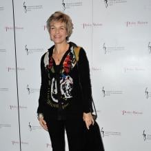 Véronique Jannot à l'inauguration du restaurant La Petite Maison de Nicole à l'Hôtel Fouquet's Barrière à Paris, le 22 janvier 2013.