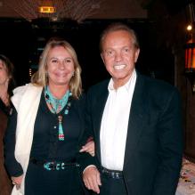 Frank Alamo et sa femme Claudy à Paris, le 1er décembre 2005.