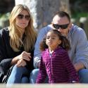 Heidi Klum : Balançoire, football, toboggan, après-midi au parc avec les enfants
