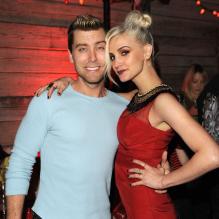 Lance Bass et Ashley Simpson lors de la soirée SVEDKA Vodka à Los Angeles, le jeudi 31 janvier 2013.
