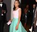 Kerry Washington, habillée d'une robe Oscar de la Renta, assiste à la 44e cérémonie des NAACP Image Awards au Shrine Auditorium. Los Angeles. Le 1er février 2013.