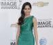 Freida Pinto, ravissante dans une robe James Ferreira, assiste à la 44e cérémonie des NAACP Image Awards au Shrine Auditorium. Los Angeles. Le 1er février 2013.