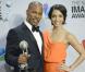 L'Artiste de l'Année Jamie Foxx et sa fille Corinne lors des NAACP Image Awards au Shrine Auditorium. Los Angeles. Le 1er février 2013.