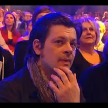 <span>Benjamin Biolay</span> <span>lors des Victoires de la Musique, sur France 2 le 8 février 2013.</span>