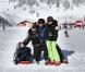  La princesse Marie et le prince Joachim de Danemark lors de leurs vacances d'hiver à Villars-sur-Ollon, photographiés le 13 février 2013 avec leurs enfants Nikolai (13 ans), Felix (11 ans), Henrik (3 ans) et Athena (1 an) au Col de la Bretaye. 