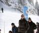  La princesse Marie et le prince Joachim de Danemark lors de leurs vacances d'hiver à Villars-sur-Ollon, photographiés le 13 février 2013 avec leurs enfants Nikolai (13 ans), Felix (11 ans), Henrik (3 ans) et Athena (1 an) au Col de la Bretaye. 
