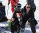  La princesse Marie et le prince Joachim de Danemark lors de leurs vacances d'hiver à Villars-sur-Ollon, photographiés le 13 février 2013 avec leurs enfants Nikolai (13 ans), Felix (11 ans), Henrik (3 ans) et Athena (1 an) au Col de la Bretaye. 