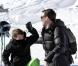 La princesse Marie et le prince Joachim de Danemark lors de leurs vacances d'hiver à Villars-sur-Ollon, photographiés le 13 février 2013 avec leurs enfants Nikolai (13 ans), Felix (11 ans), Henrik (3 ans) et Athena (1 an) au Col de la Bretaye. 