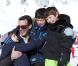 Le prince Joachim et ses trois garçons... Marie et Joachim de Danemark avaient convié le 13 février 2013 les photographes de presse au Col de la Bretaye, en haut de la station de Villars-sur-Ollon, pour immortaliser leurs vacances avec leurs quatre enfants, Nikolai (13 ans), Felix (11 ans), Henrik (3 ans) et Athena (1 an).
