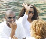Opra Winfrey et son compagnon Stedman Graham