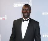 Omar Sy arrivant à la cérémonie des César 2013