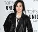 Demi Lovato au défilé Topshop pendant la Fashion Week de Londres, le 17 février 2013.
