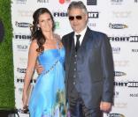 Andrea Bocelli et Veronica Berti à la soirée de charité Mohamed Ali Celebrity Fight Night à Phoenix en Arizona, le 23 mars 2013.