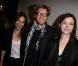 Juliette Swildens, Laurent Delahousse, Nathalie Brunet, Exclusif - Présentation de la première collection de lunettes Swildens dans l'une des boutiques de la marque située rue de Poitou à Paris, le 28 mars 2013.