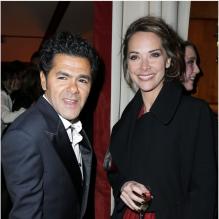 Jamel Debbouze et Melissa Theuriau - à Paris le 22 février 2013.