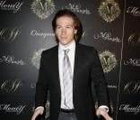 Mickaël Vendetta assiste au défilé de mode OmarJeans, au pavillon Champs-Élysées, à Paris le 31 mars 2013.
