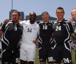 Frank Leboeuf à Los Angeles et l'équipe du Hollywood United