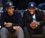 Denzel Washington et 50 Cent : Amis complices devant la victoire des Lakers