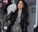Nicole Scherzinger quitte les studios de la radio Capital FM à Londres, le 24 janvier 2013.