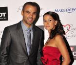  Tony Parker et sa compagne Axelle lors du Par Coeur Gala à l'abbaye de Collonges à Lyon le 20 septembre 2012 