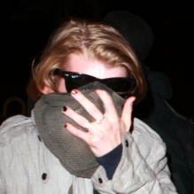 Macaulay Culkin se rend à son hôtel de Londres, le 16 avril 2013.