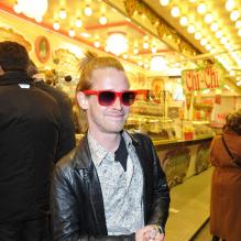 Macaulay Culkin à la Foire du Trône à Paris, le 29 mars 2013.