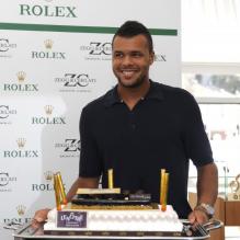 Jo-Wilfried Tsonga célébrait son 28e anniversaire le 17 avril 2013 lors du tournoi de Monte-Carlo