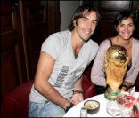 Robert Pirès et sa femme