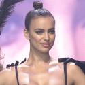 Irina Shayk : Élégante en soirée et terriblement sexy pour un défilé de lingerie
