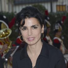 Rachida Dati à l'inauguration du nouvel Institut des lettres et des manuscrits à Paris, le 24 avril 2013.