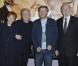 Pierre Arditi, Nick Quinn, Jean-Pierre Marielle et sa femme Agathe lors de l'avant-première du film "La Fleur de l'âge" à l'UGC Bercy à Paris le 29 avril 2013