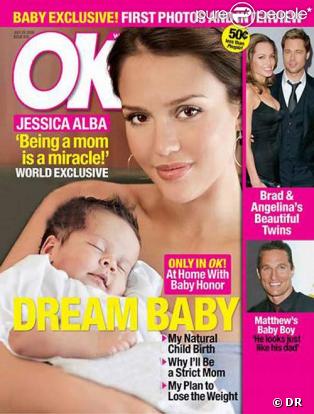 Jessica Alba vous présente sa fille dans Ok ! Magazine
