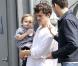 Exclusif - Orlando Bloom et son fils Flynn (2 ans) dans les rues de Los Angeles le 28 avril 2013.