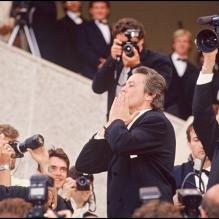 Alain Delon lors du Festival de Cannes 1990