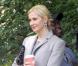 Kelly Rutherford sur le tournage de Gossip Girl à New York, le 10 septembre 2012