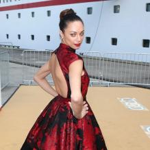 Lilly Kerssenberg, sublime lors de la remise des prix "Die Goldene Deutschland" à Hambourg le 12 mai 2013 sur le bateau MS Deutshland