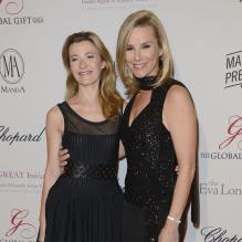 Elisabeth Bost, Laurence Ferrari lors de la 4ème édition du Global Gift Gala le 13 mai 2013 au George V à Paris le 13 mai 2013 et donnée en faveur de 3 associations: La fondation Eva Longoria, The Great Initiative et l'Association Gregory Lemarchal.