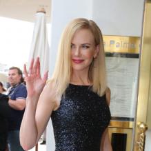 Nicole Kidman arrivant à l'hôtel Martinez à Cannes pour la première réunion en huis-clos avec les membres du jury le 14 mai 2013