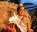 Hinarani de Longeaux lors de son élection comme Miss Tahiti 2012.