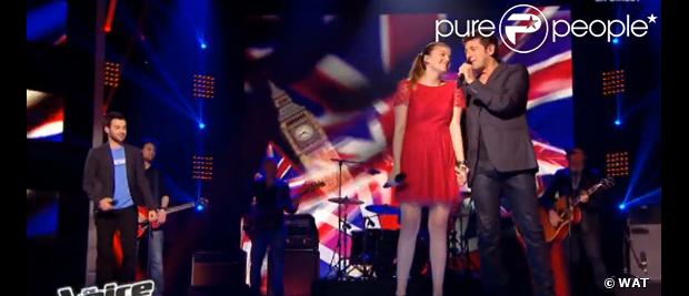 The Voice 2 : Patrick Bruel monte sur scene avec Louane, son coup de coeur !...