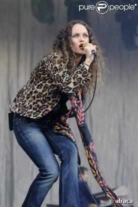 Vanessa Paradis aux Vieilles Charrues, le 20/07/08
