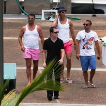 Cristiano Ronaldo à Miami le 14 juin 2013, prêt pour une petite sortie en mer